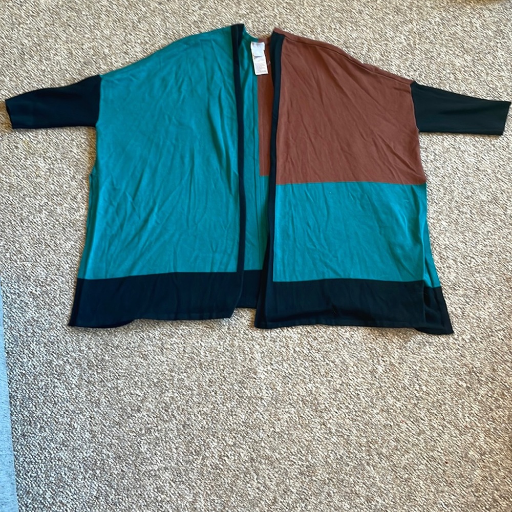 Chico’s color block cardigan